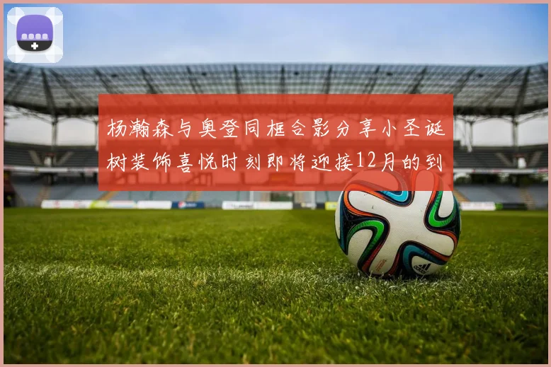 杨瀚森与奥登同框合影分享小圣诞树装饰喜悦时刻即将迎接12月的到来